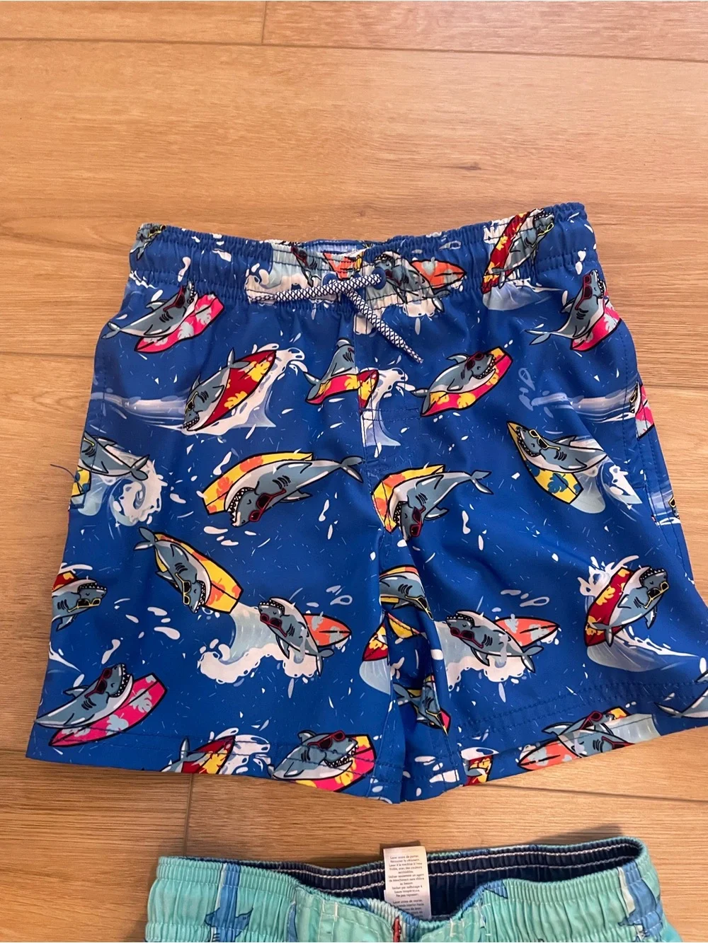 Carter's Boys bathing suit Shorts - trunks Blue, Aqua, Green, Boys 7, Set of 3
